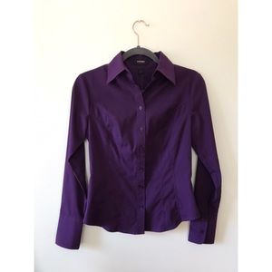 Purple Express Button-Down Shirt